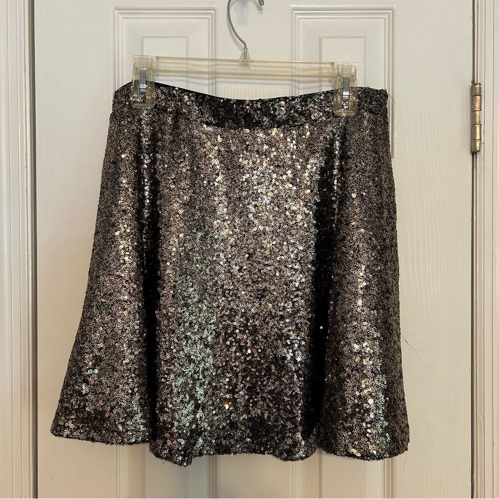 Gold Sequin Skirt